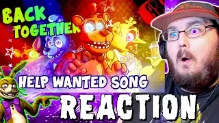 BACK TOGETHER | Animated Five Nights At Freddy's: Help Wanted Song! By @TheStupendium FNAF REACTION