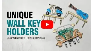 Unique Metal Key Holders For Home | Wall Decor ideas 💡