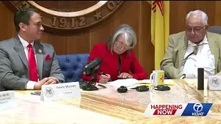Governor signs medical compact, transportation funding and immigrant safety bills in Santa Fe