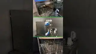 Tea glass washing machine
