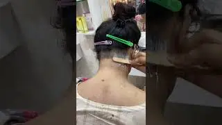 Nape area hair removing | baby hair removing | Brazilian wax | results 😱😱