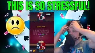 Another TOUGH online poker session! So many SWINGS!