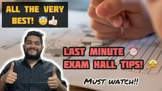 NEET PG ~ Last Minute Exam Hall Tips! 📝 Checklist ✅ Must Watch!! NEET PG | INICET | FMGE