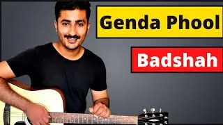 Genda phool guitar tabs | Badshah | genda phool Guitar cover | 100% Accurate with lyrics |