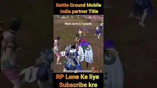 @stango Battle ground mobile India partner title  #shorts #bgmi #pubg #viral  #fighterdaddu
