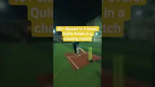 Quick Run Chase | Run Chase in tournament match #shorts #boxcricket