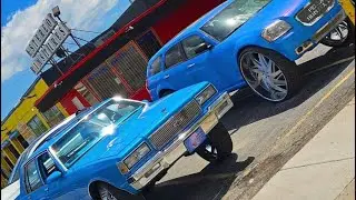 THE BOX CHEVY FINALY GOT TO MEET THE MAGNUM ON 34&rdquo; & WE HAD THE PARK LIT