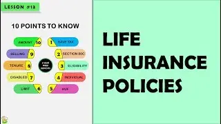 #13 - 10 Things To Know About LIFE INSURANCE POLICIES | Save Income Tax | Section 80C | FinCalC TV