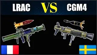 French LRAC F1 VS Swedish Carl Gustaf M4 Anti Tank Rocket Launcher