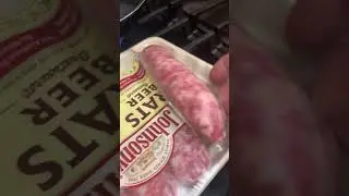 Cook Brat Beer Bratswurst: Pan Fry - #shorts
