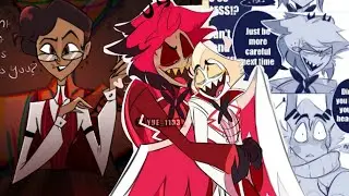 ALASTOR x LUCIFER se aman tanto que se odian (HAZBIN HOTEL) comic fandub