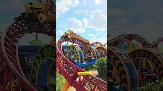 Slinky Dog Dash Coaster         #short #fun #dog #disneyworld #ride #disney #fyp