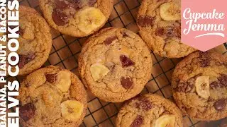 Элвис! Рецепт и мастер-класс печенья с бананом, беконом и арахисом | Кекс Джемма