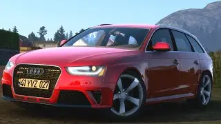 2013 Audi RS4 Avant || Euro Truck Simulator 2 [1.45] || Test Drive + Download Link.