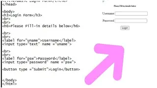 How to make a Simple Login Page | Basic Login Page Html | Begin Code | Login Page for Beginners