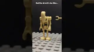 Droids be like... #lego #shorts #legostarwars #battledroids #funny #memes