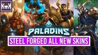 Paladins Steel Forged Update All Skins (Short) | Paladins