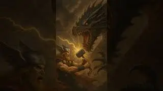 The dragon who guards Asgard treasure #Marvel #Thor #Asgard #Fafnir #Mythical #mcu #comics #fantasy