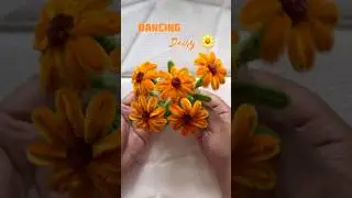 Dancing daisy🌼 | pipecleaner craft 🫶🏻 #zlothcraftz #pipecleanercrafts #diycrafts #flowercraft 💛