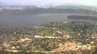 Plane Landing in Seattle