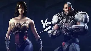 Injustice - Wonder Woman vs Cyborg