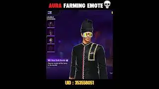 Aura Farming Emote 💀🤯 #freefire #shorts