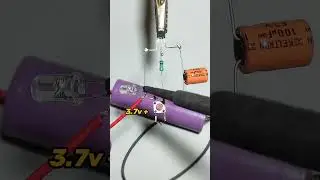 How To Make Easy Led Timer Circuit | 🤔 Delay led light project 😱 #shorts