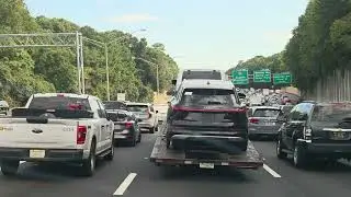 DRIVING THROUGH  DOWNTOWN ATLANTA GEORGIA 🇺🇸 