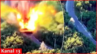 Russian mines and cheap drones: Ukraine destroys two key Russian bridges