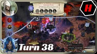 Casting Lightning Storm on Opponent | Age of Wonders 3 | 1v1 Duel M-Series #013 - Turn 38