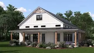 Best Selling Barn Design | 2,000 Sq Ft | Plan 041-00334