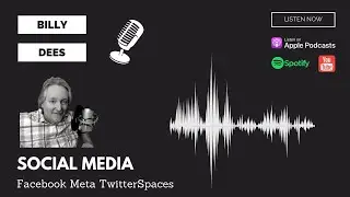 Билли Ди в прямом эфире расскажет о Facebook, Мета, Twitter-пространствах и многом другом!