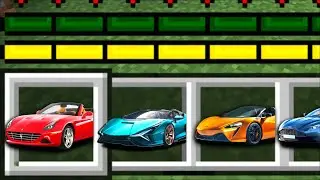 Minecraft: SUPER CARS RACE / CARS MOD!! Survival Challenge In Minecraft