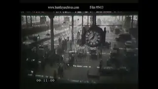 Waterloo Station Clocks, 1940s - Film 95413