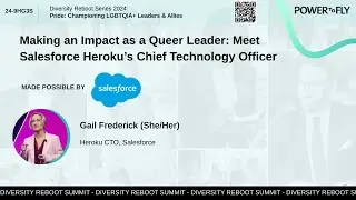 Day 1 - Making an Impact as a Queer Leader: Meet Salesforce Heroku&rsquo;s Chief Technology Officer
