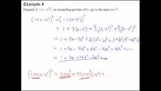 9 Binomial Theorem - Example 4 - Expanding 3 terms in a binomial question