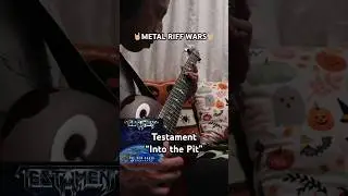 Metal Riff Wars! 🎸 Testament vs Lamb of God #shorts #metal #riffwars