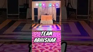 DJ SOUND & LIGHT SETUP BY TEAM ABHISHAR | ABHISHAR'S MOVEMENT & MANAGEMENT #viral #eventplanner