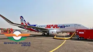 Embraer 🇧🇷 at the Wings of India 🇮🇳 2026 | Star Air & Hunnu Air