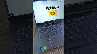 How to Highlight the Text #computertips #shorts