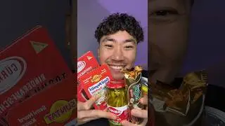TRYING TURKISH SNACKS 🥩🍊🍪🇹🇷 #turkishsnacks #foryou #explore #eatingshowasmr #trending
