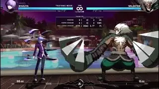 Under Night II - Byakuya combo/setup #4