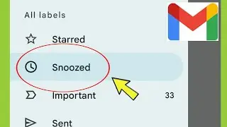What is Snoozed in Gmail | Gmail me snoozed kya hota hai