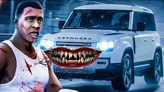 GTA 5 : Franklin New Car Is A Cursed Killer tractor | killer tractor Franklin in (GTA V MOD).