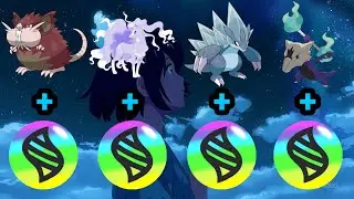 Alolan Regional All Shiny Form Pok&eacute;mon Mega Evolution Line #alola #pok&eacute;mon