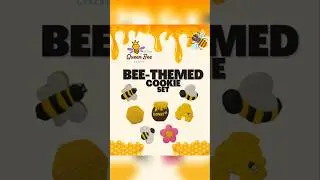 Bee-Themed Cookie Set 🐝🌼🍯