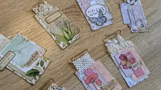 Mass Making Altered Paper Clips ~ Fairy Junk Journals ~ Botanical Junk Journal Ideas