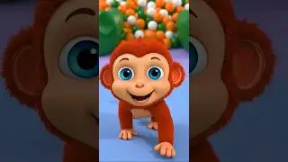 The Monkey Went Over The Mountain | Nursery Rhymes Cartoon Kids Songs | #nurseryrhymes #babysongs