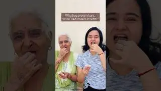 Homemade Protein Bar Recipe | Healthy Energy Bar | Dadi & Me | No Sugar, No Preservatives