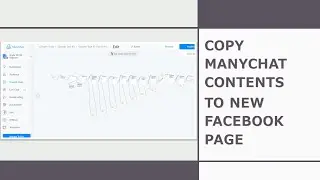 How to duplicate the contents of ManyChat to new facebook page account?